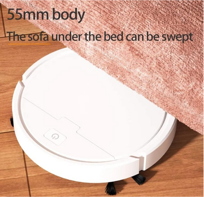 3 In 1 Smart Vacuum Robot Cleaner-White