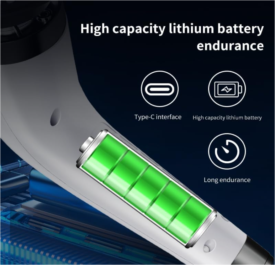 Electric Spin Scrubber Cordless Cleaning Brush With 7 Brush Heads