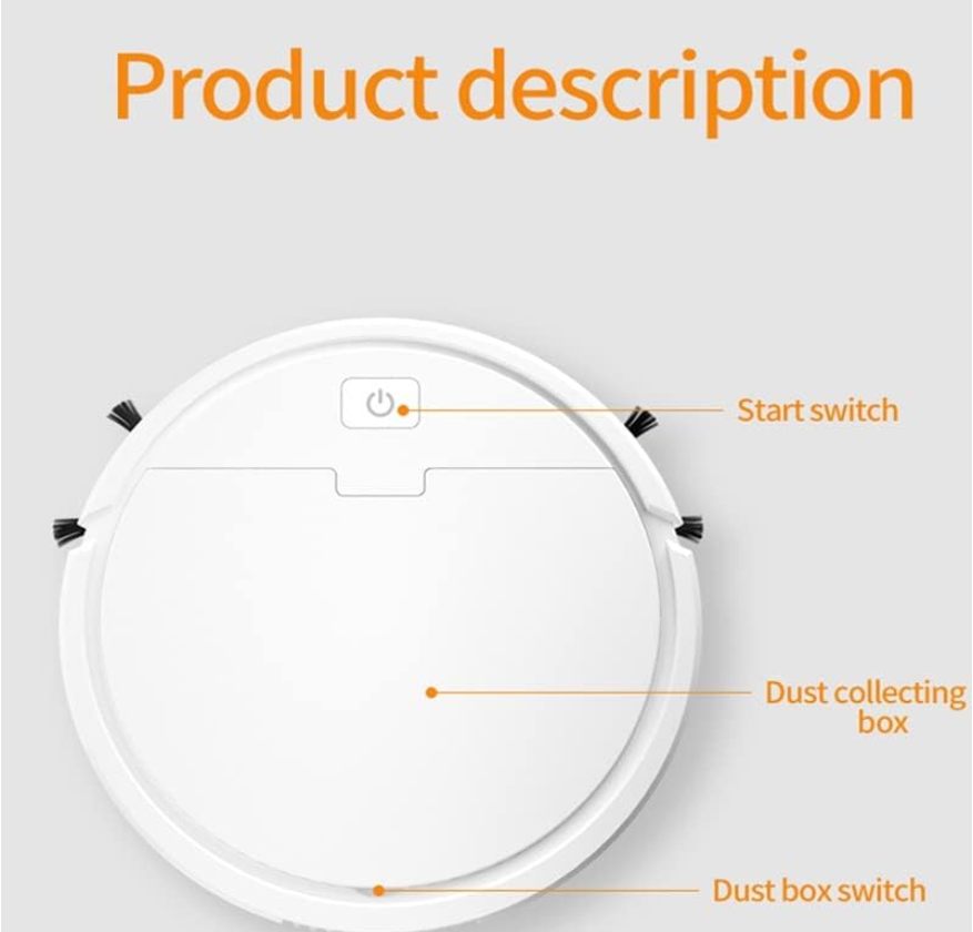 3 In 1 Smart Vacuum Robot Cleaner-White