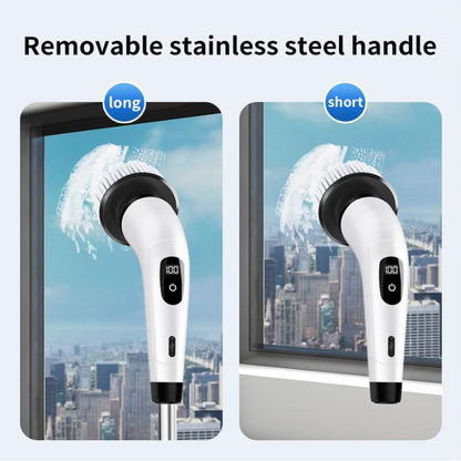Electric Spin Scrubber Cordless Cleaning Brush With 7 Brush Heads