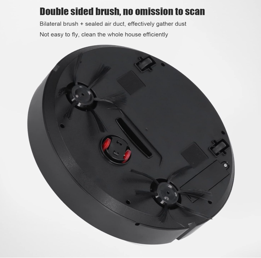 3 In 1 Smart Vacuum Robot Cleaner-Black