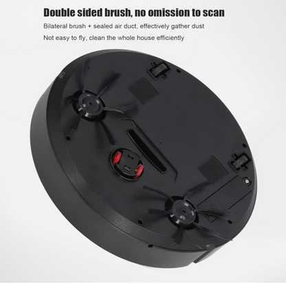 3 In 1 Smart Vacuum Robot Cleaner-Black