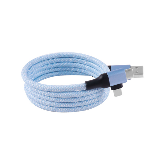 Magnetic Data Cable Fast Charging 60w Dual Input Dual Output Multi-function Magnetic Charging Cable Type-c (blue)